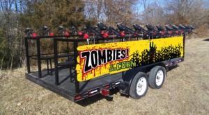 Zombie Attack Vehicle at Zombies of the Corn Three Rivers Paintball